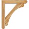 Ekena Millwork Legacy Craftsman Rough Sawn Bracket w/ Offset Brace, Western Red Cedar, 6"W x 32"D x 36"H BKT0604X32X36LEC04RWR - alternate 3